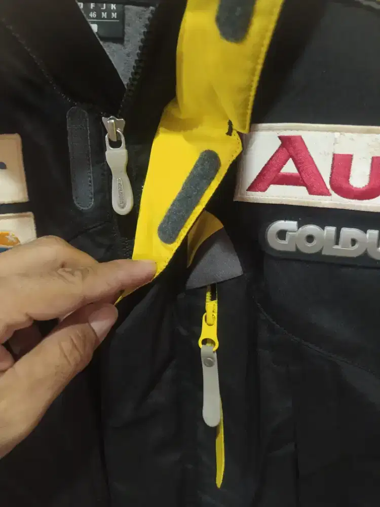 Jaket  ski vintage goldwin yellow Alpin Swedia