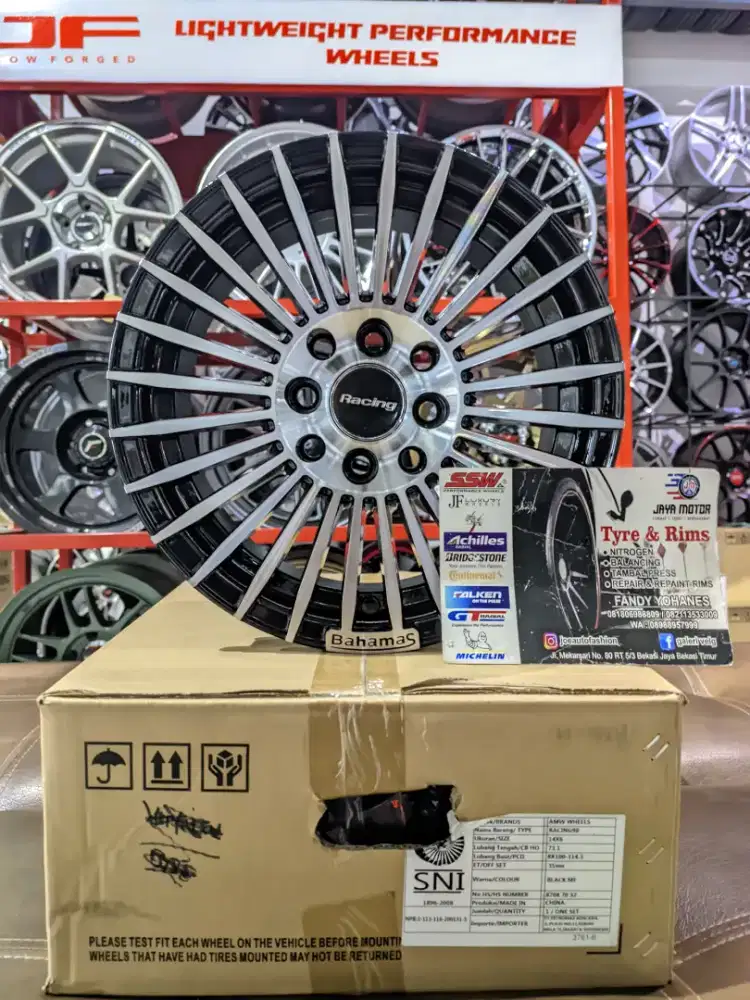 Velg amw r14 4x100/114 lbr6 et35