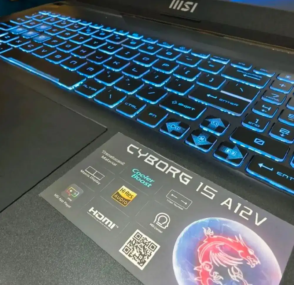 MSI CYBORG 15 A12V
Laptop Gaming MSI

Core i7 Gen12RTX 4060 16 rom1Tb