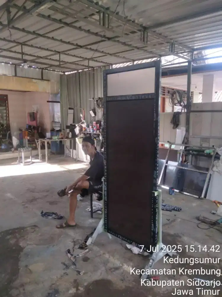 Pintu kamar dan kamar mandi bahan aluminiumdan ACP