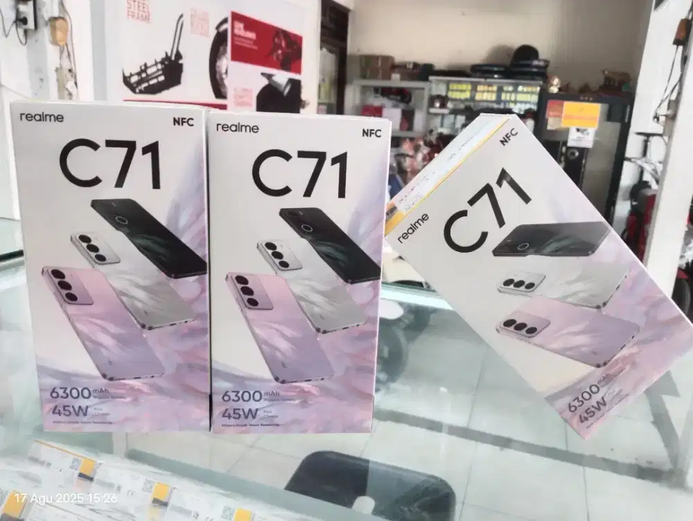 Promo WOW Realme C71 NFC (8+16/128) Promo hp baru, segel dan murah