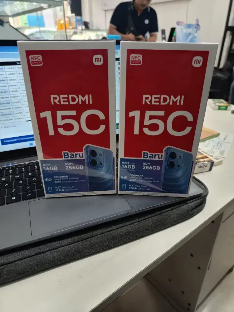 xiaomi 15C 4G NFC 8/256 resmi indonesia 1 tahun