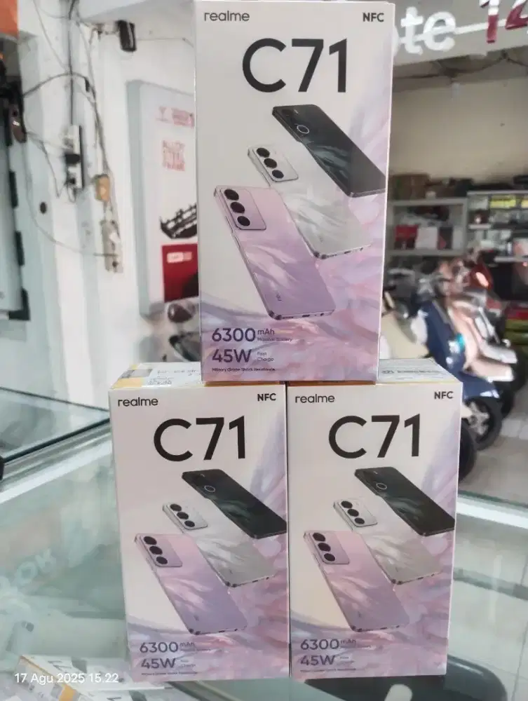 Promo WOW Realme C71 NFC (6+12/128) Promo hp baru, segel dan murah