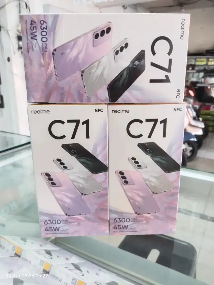 Promo WOW Realme C71 NFC (6+12/128) Promo hp baru, segel dan murah