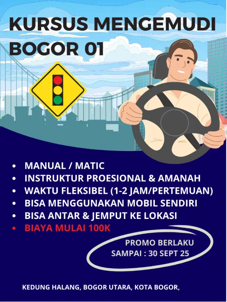 KURSUS MENGEMUDI - BOGOR