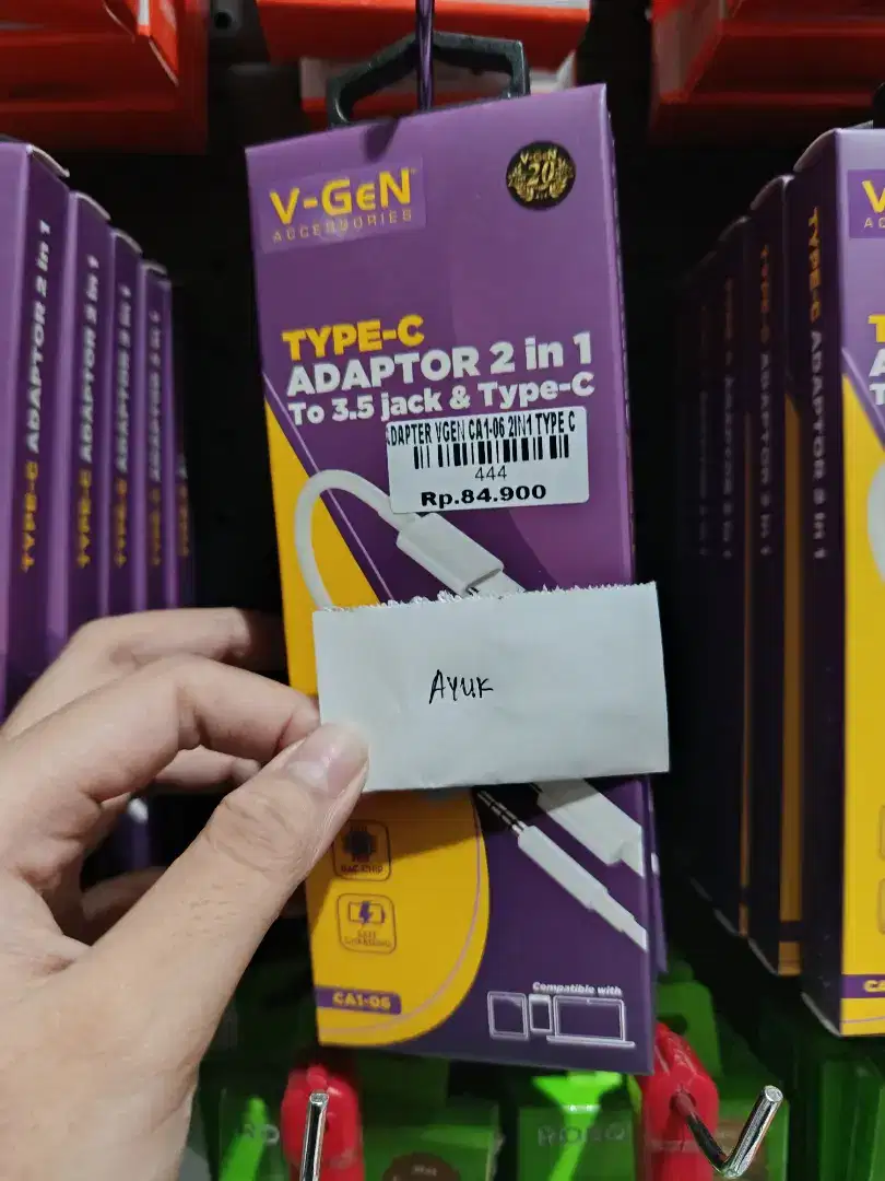 ADAPTER V-GEN CA1-06 2IN1 TYPE C