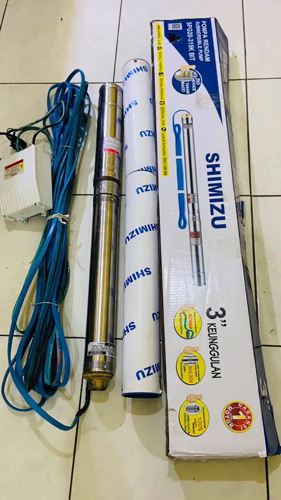 Jual cepat Pompa Submersible 1/2 HP Shimizu SP315K kondisi sekon