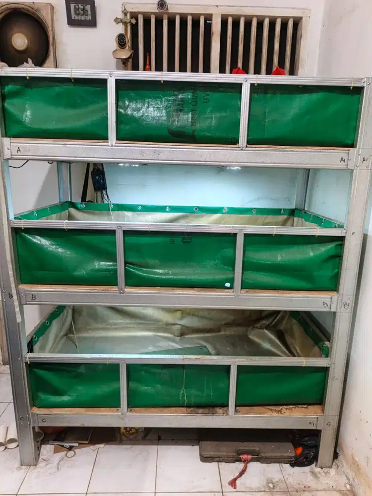 Jual murah ex kolam susun Lobster 3 Lantai