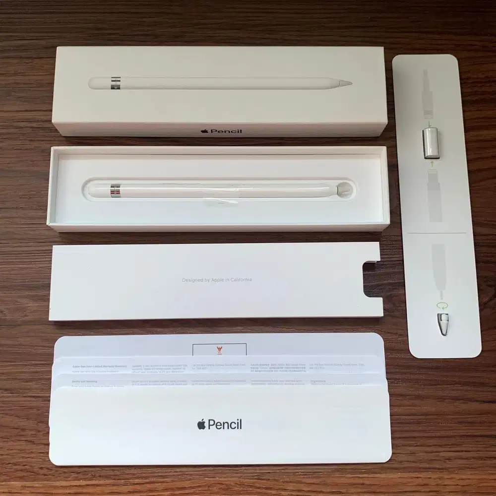 Apple Pencil Gen 1 Ibox Mulus + Converter & Nib | COD Surabaya