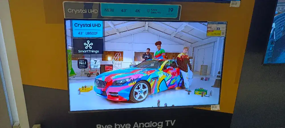 (NEW) SAMSUNG 4K SMART TV 43 INCH (KREDIT TANPA DP)
