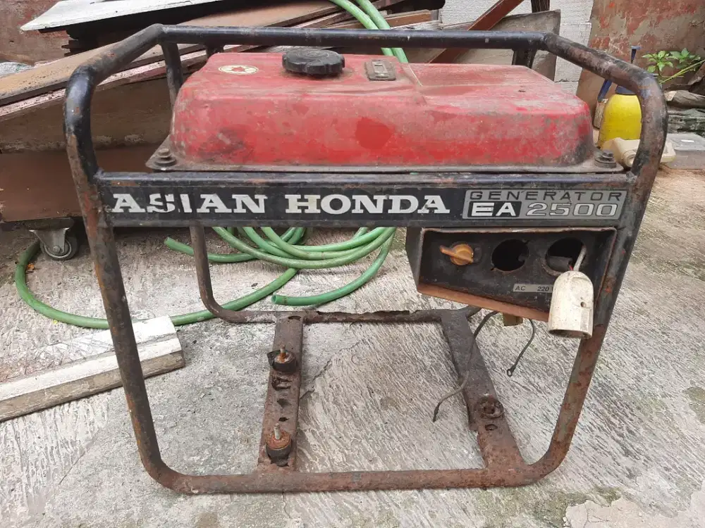 Genset asian honda. Mesin honda g200. Gulungan sawafuji. Bisa tukar *