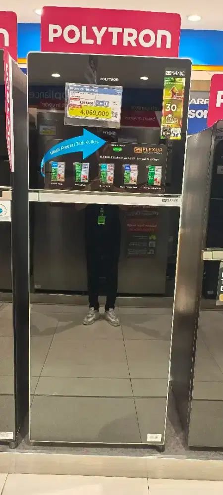 (New) Kulkas Polytron 2 Pintu 260l (Kredit Tanpa Dp)