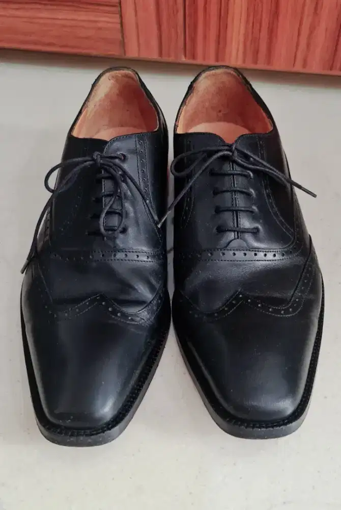 ITALY DEMARCHI ITALI VERO CUOIO LEATHER KULIT EUROPE EROPA SEPATU SHOE