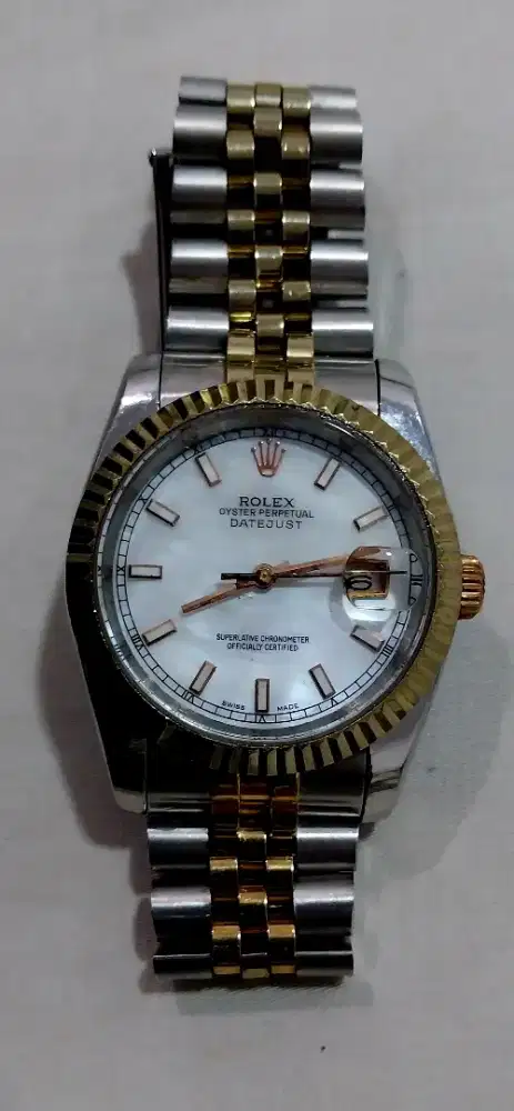 JAM ROLEX DATE JUST KOMBINASI AUTOMATIC