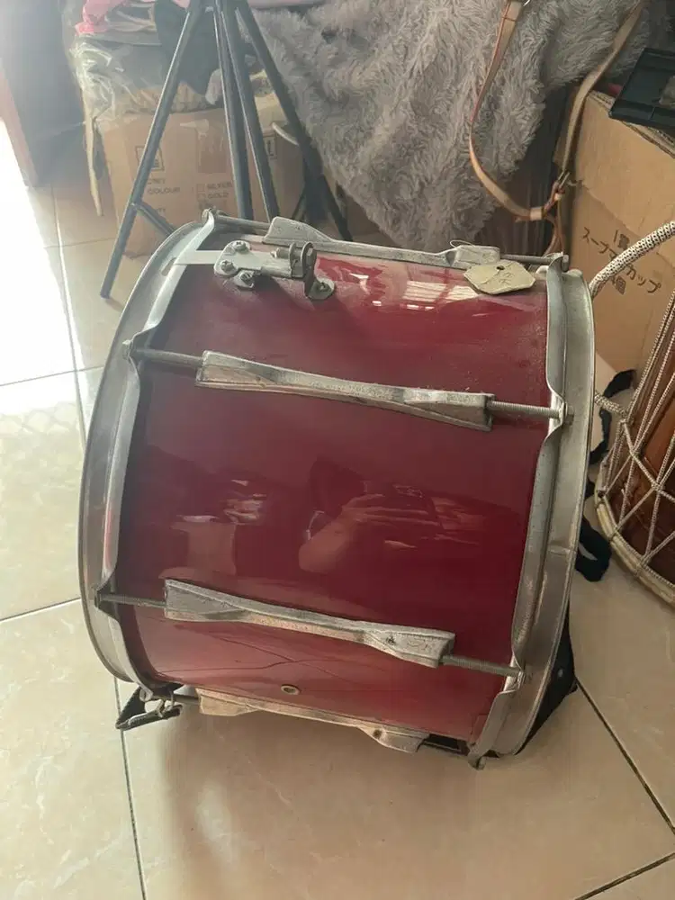 Bas drum marching band sekolah suporter 20inc terbaik