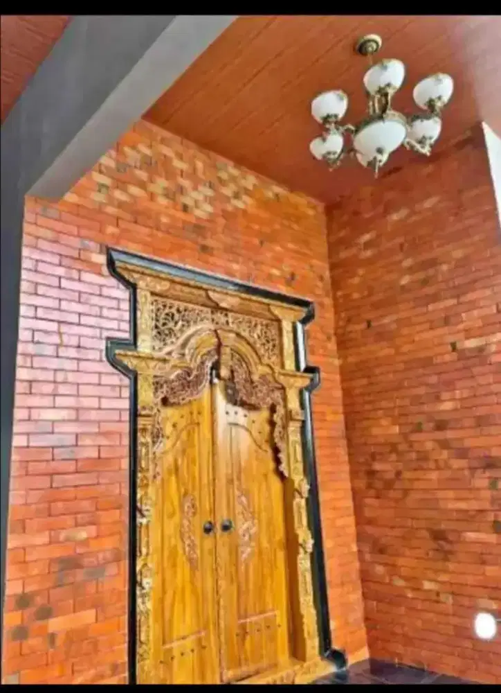 Bata tempel terakota dinding estetik