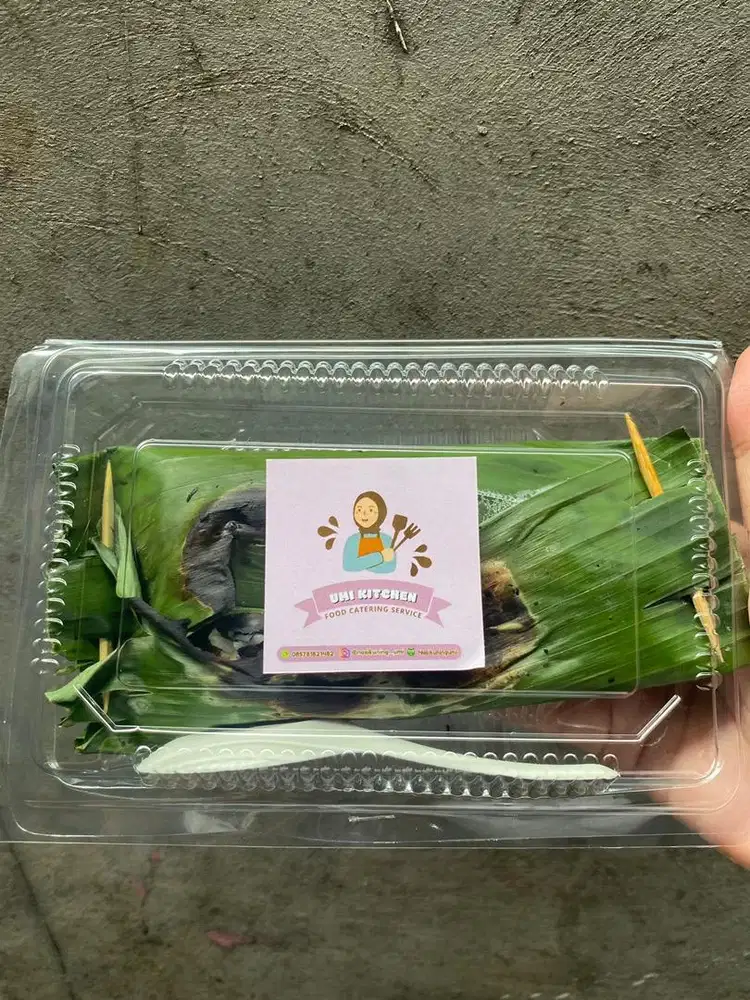 Nasbak isi ayam jamur rasa pedas