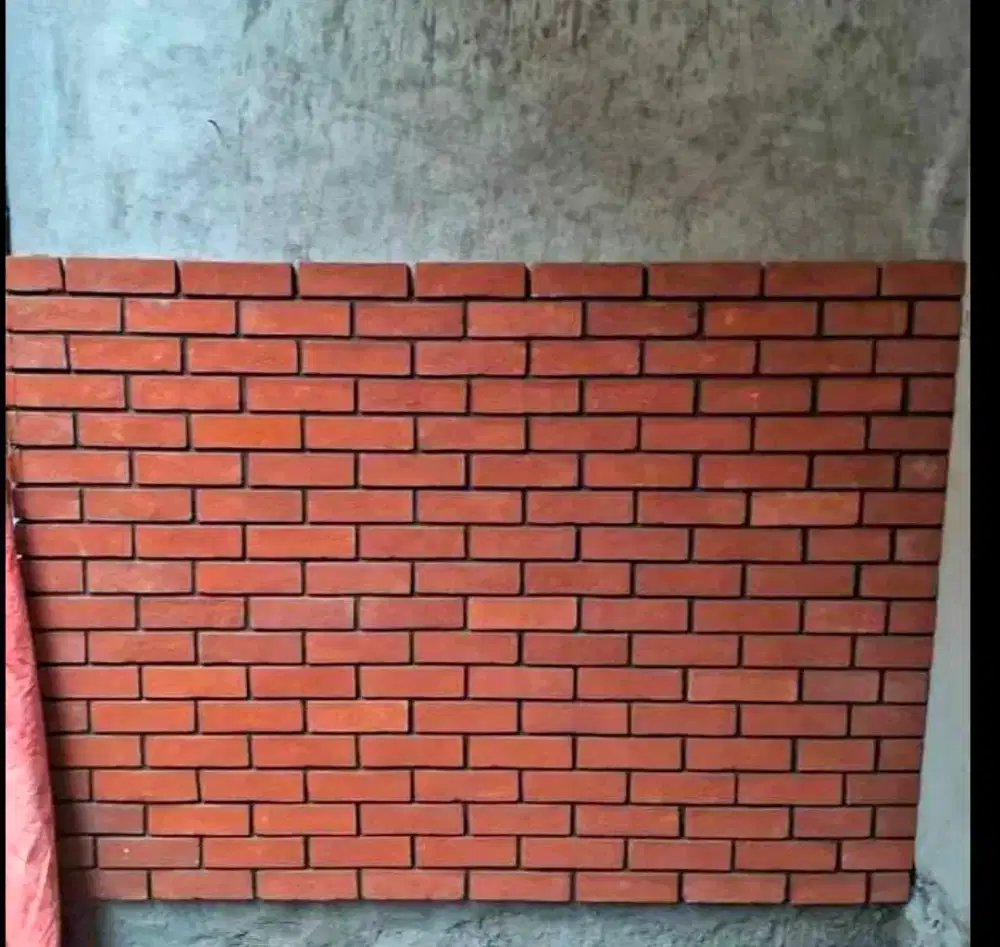 Bata tempel dinding minimalis