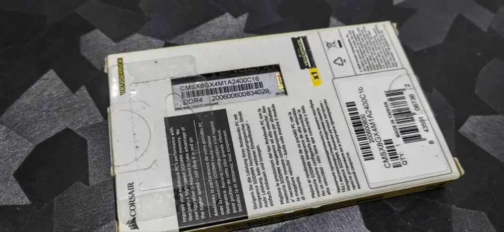RAM LAPTOP Corsair DDR4 8GB
