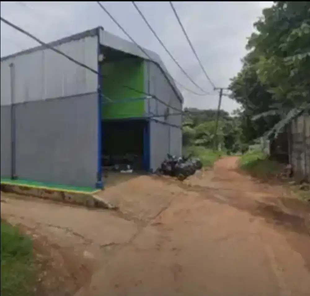 Dijual gudang / workshop / pabrik / bengkel di Cikiwul Bantar Gebang