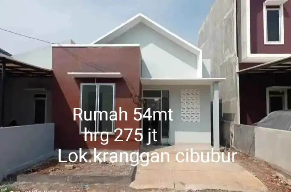 Rumah 60 mtr Kranggan cibubur aksesmobil