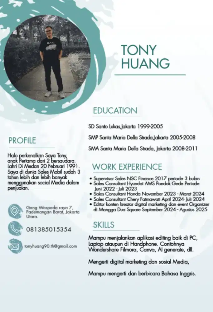 Mencari pekerjaan Usia 34