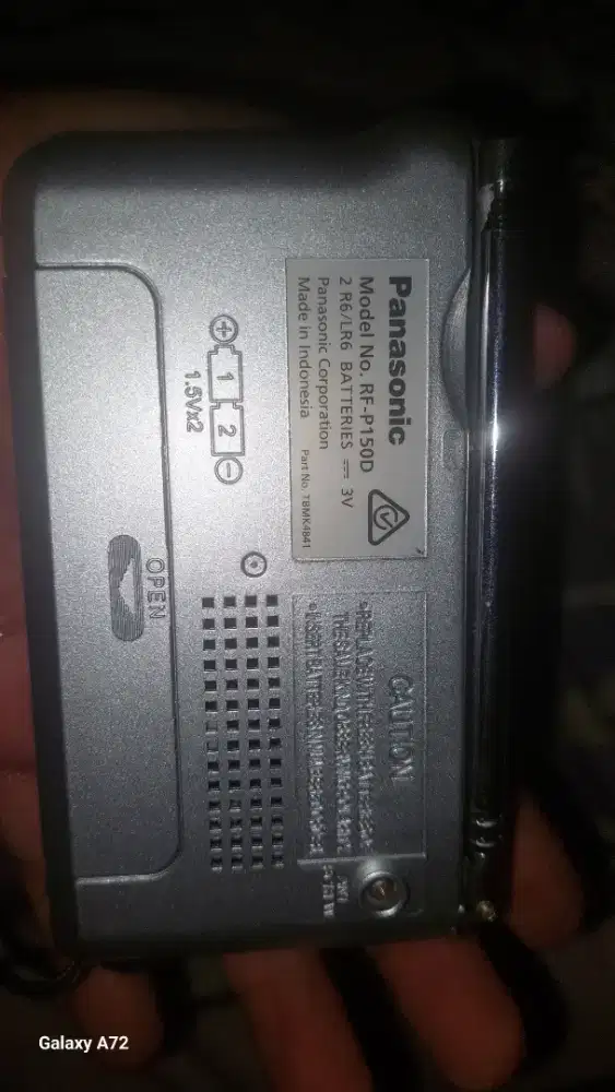Radio panasonic portable bagus normal