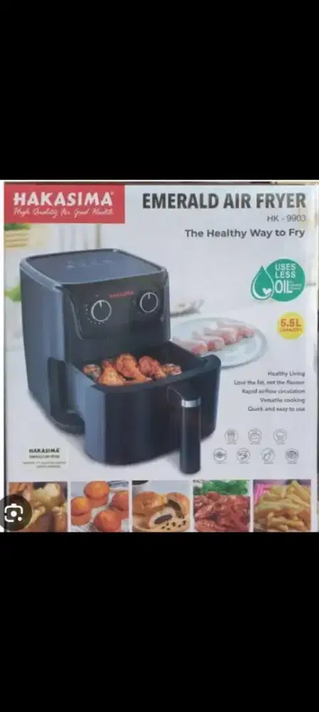 Air Fryer kapasitas 5.5 Liter