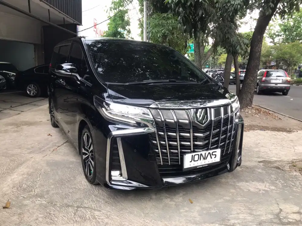 Toyota Alphard SC 2.5 facelift japan CBU antik hitam