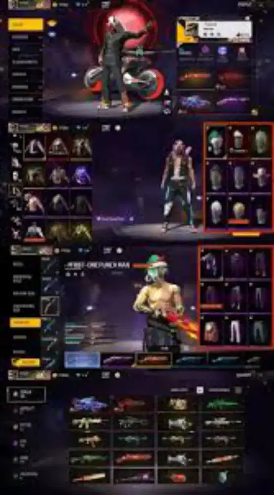 Jual akun ff Sultan old