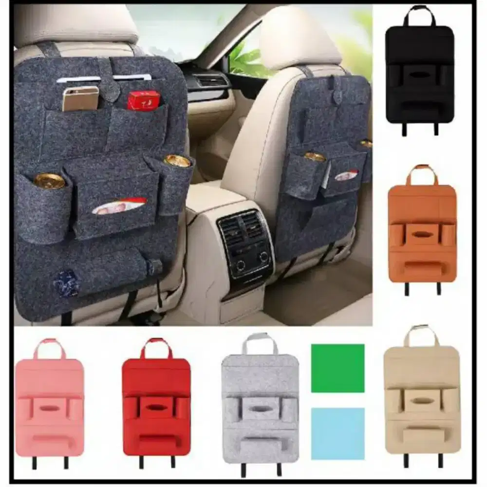 Car Seat Organizer Tas Rak Gantung Kursi Mobil