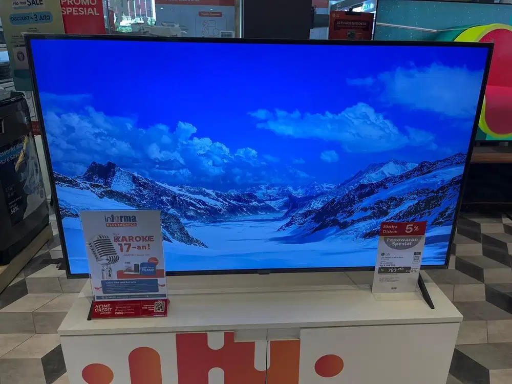 CICILAN TV LG 4K 55 Inch