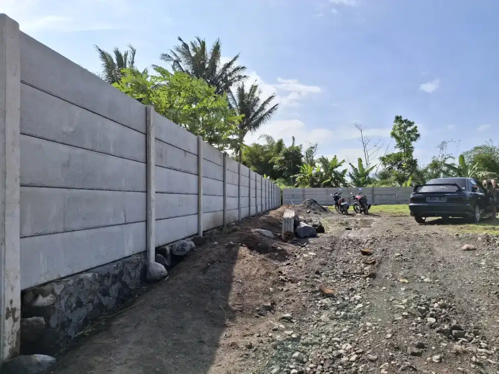 pagar panel beton precast, tembok murah berkualitas
