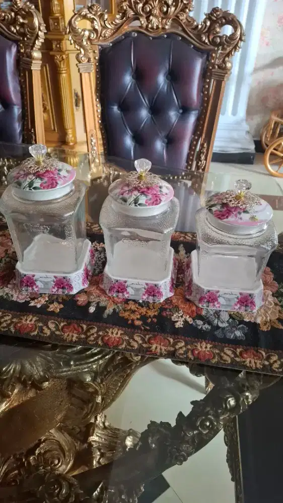 Toples kaca keramik 3 pcs