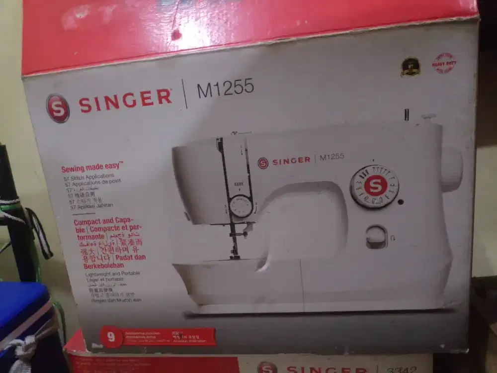 Mesin Jahit Portable Singer M1255 Heavy Dutty