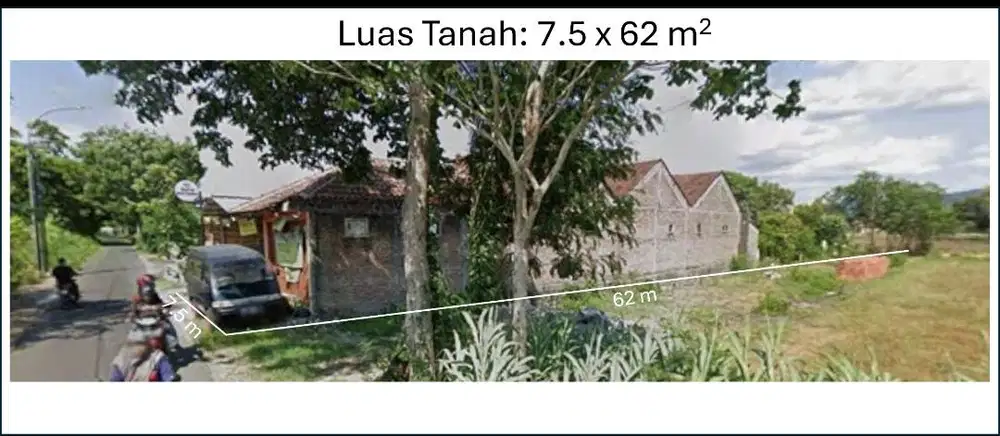 Boleh Nego-Jual Rmah, Luas Tanah 7,5 × 62 m (465 m²)-Tanpa Perantara