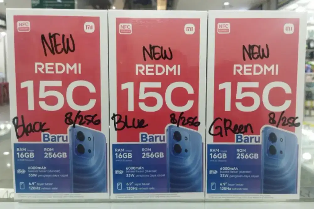 Xiaomi Redmi 15C 6/128 - 8/256 BNIB Garansi Resmi Indonesia