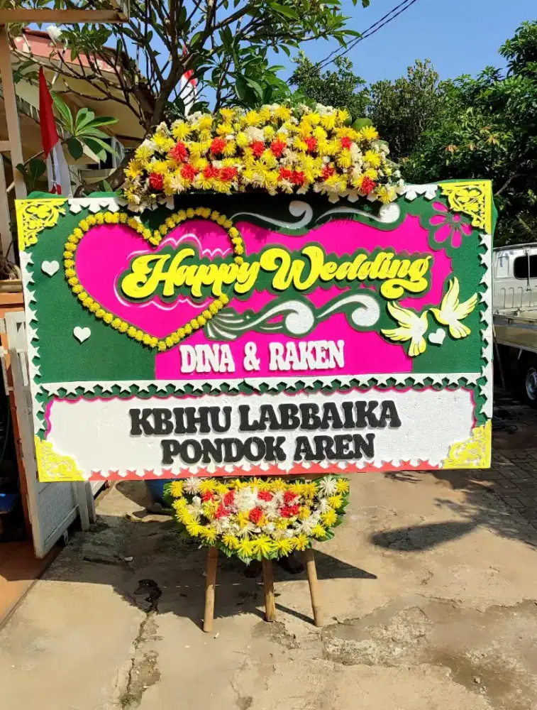 Karangan Bunga Papan