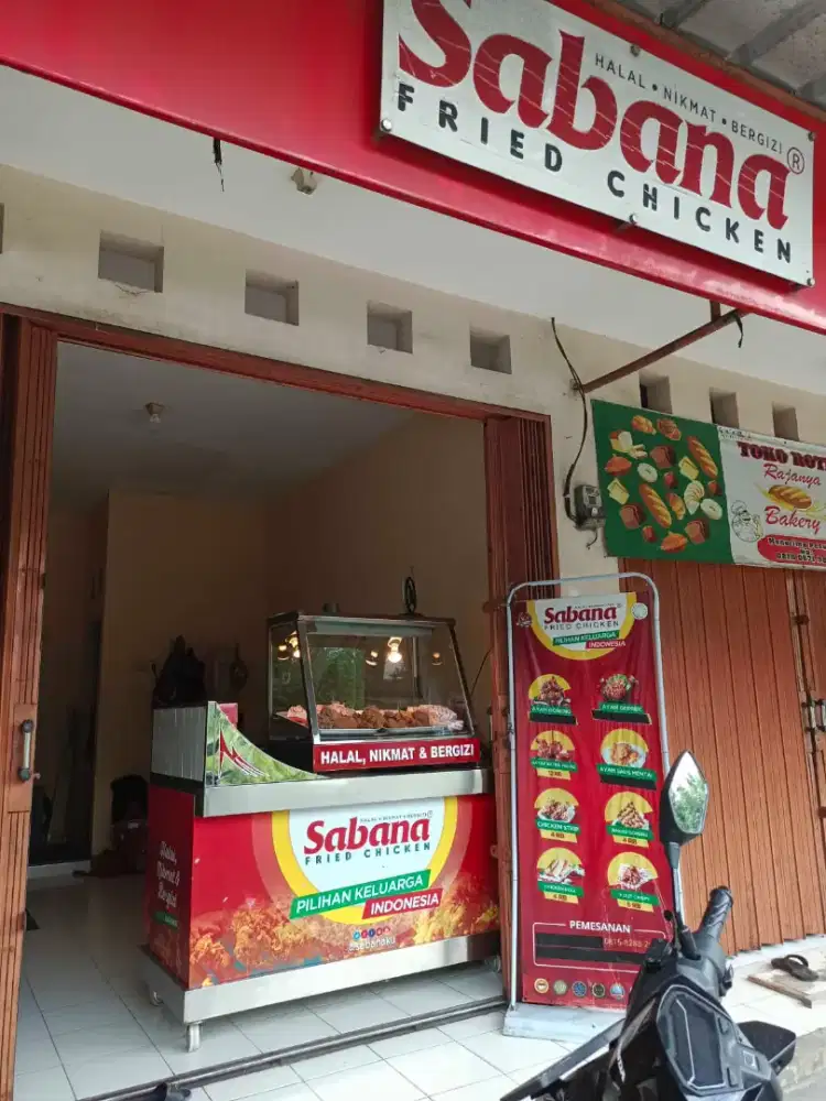 Dijual cepat gerobak+franchise ayam sabana