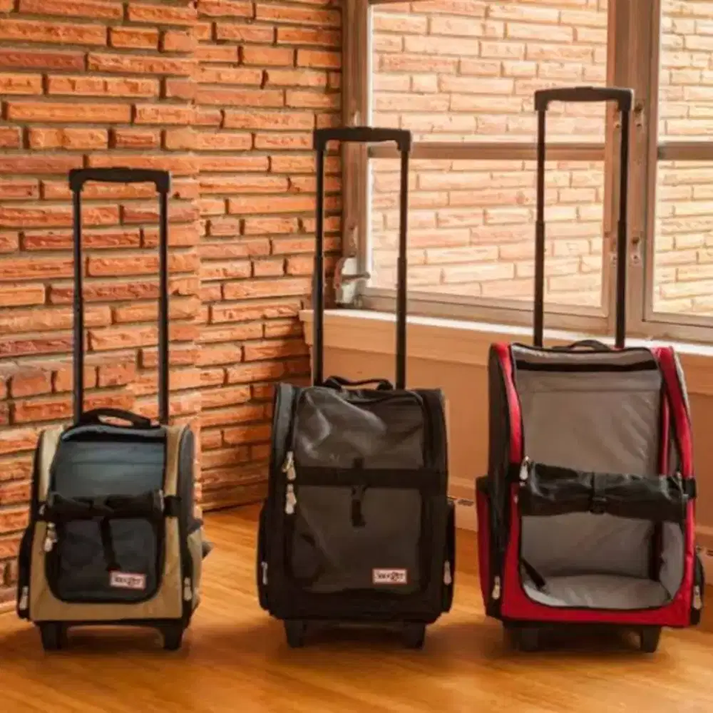 Travel pet carrier snoozer