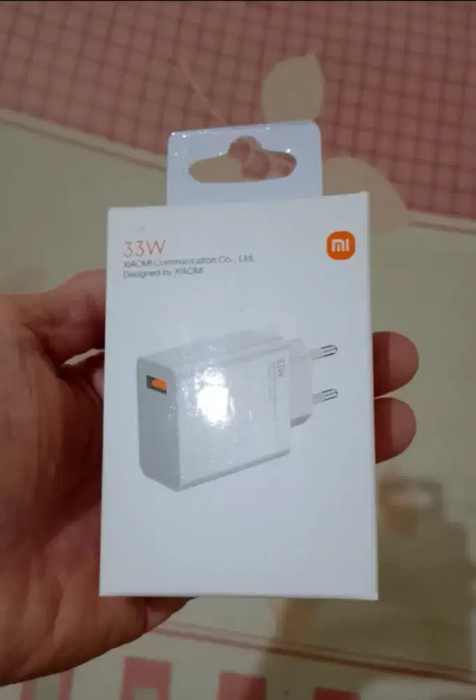 Batok/Kepala Charger 33Watt Xiaomi Ori 99% warna Putih Fast Charging