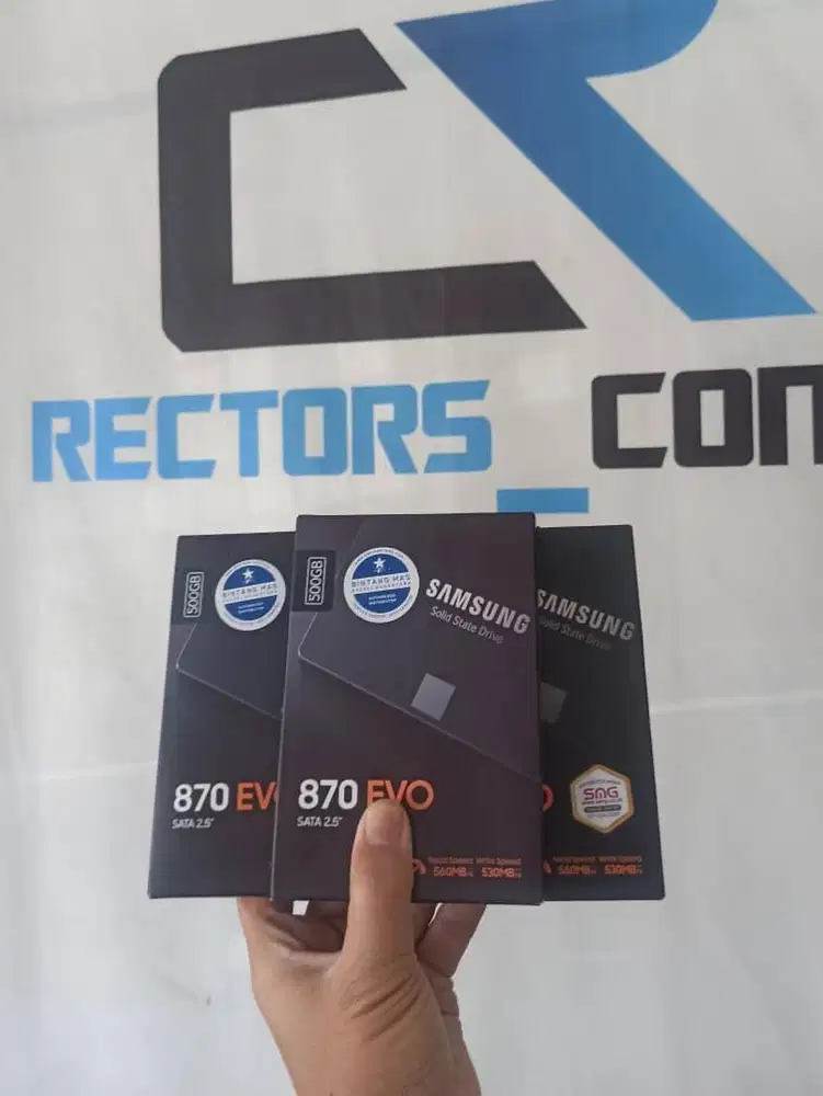 SSD Samsung 870 EVO 500GB - Garansi Resmi, Sata 2.5