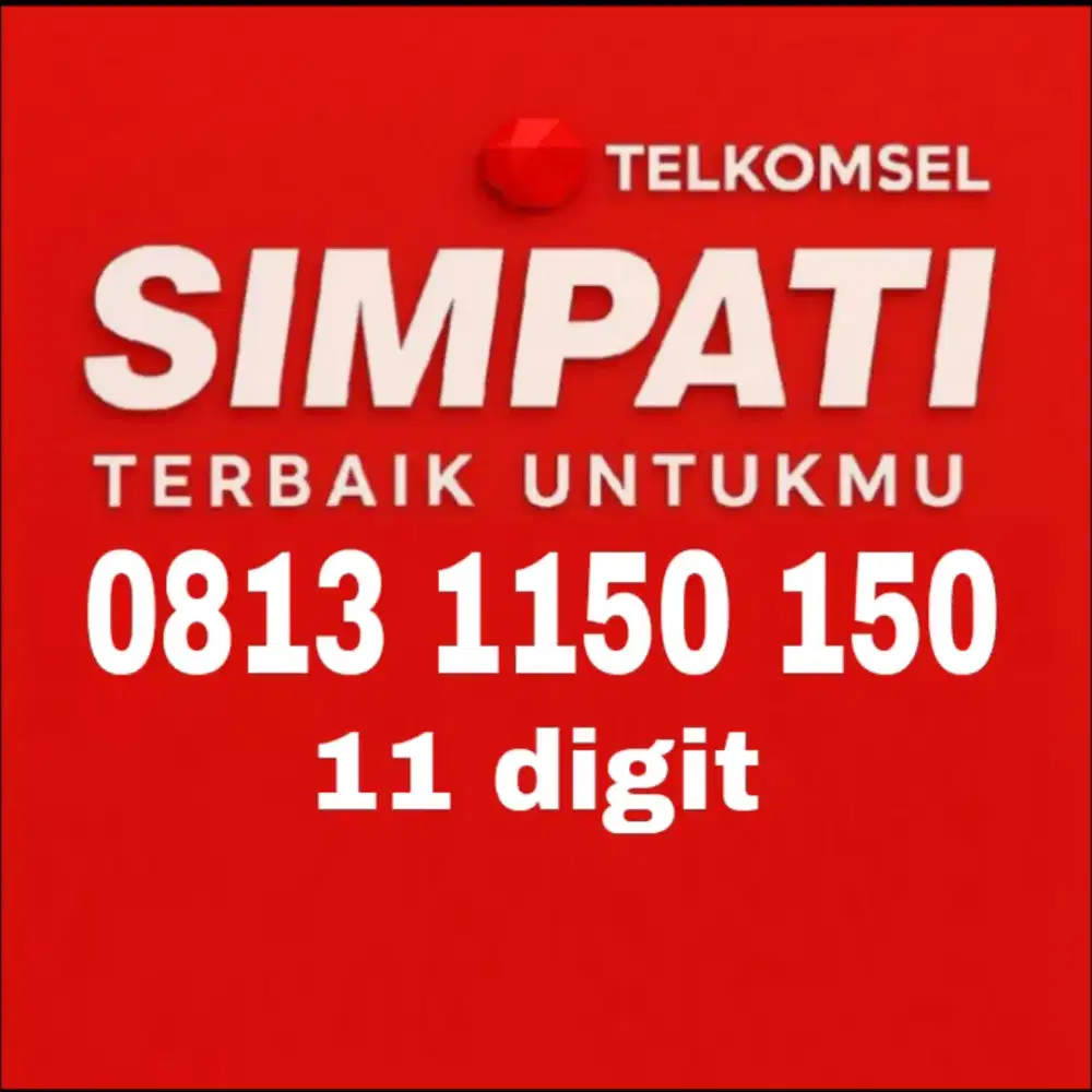 Nomor cantik simpati 11 digit telkomsel 150150