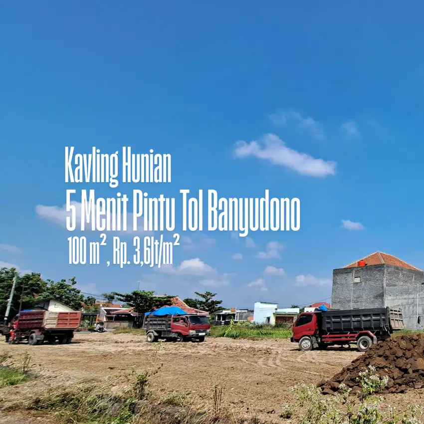 5 Menit Exit Tol Banyudono, SHM : 100 m2