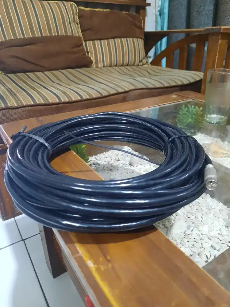 Kabel Antena TV Male To Female 15 meter/Jumper High Cable Quality RG6
