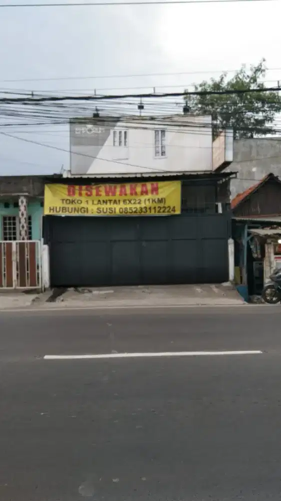 Disewakan ruko proses renov cat baru 1 rmh, atap cor2an full aquaprof