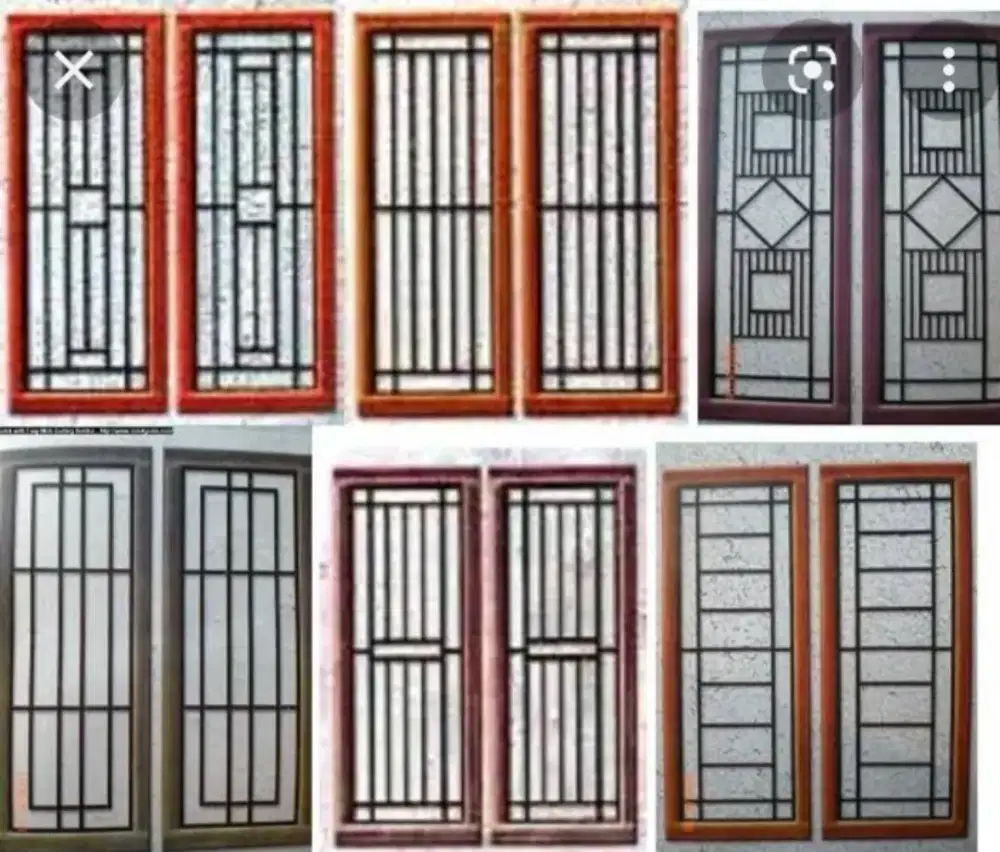 Tralis jendela  ukuran standar