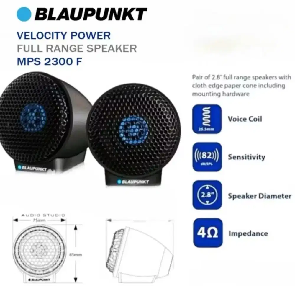 Fullrange Blaupunkt MPS2300F