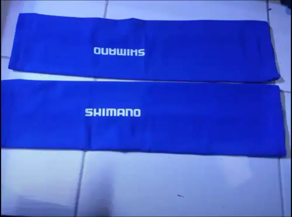 Manset tangan bahan lycra size L tulisan shimano