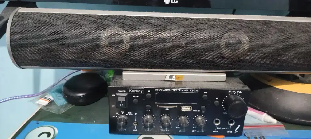 Amplifier Kerndy KS-33BT + Speaker LSI 40cm